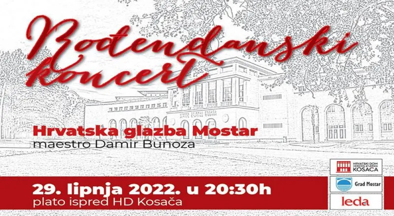 U srijedu na platou ispred Kosače humanitarna ''Večer ljetnih hitova''
