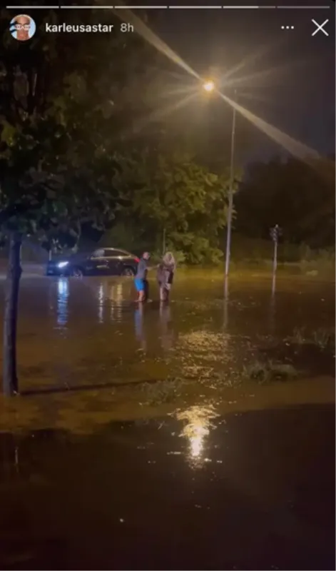 Karleuša ostala zarobljena u vodenoj bujici 2