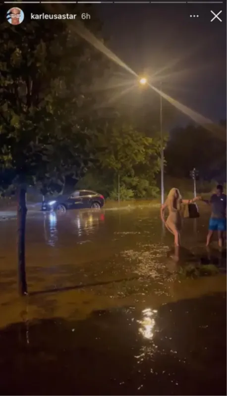 Karleuša ostala zarobljena u vodenoj bujici 1