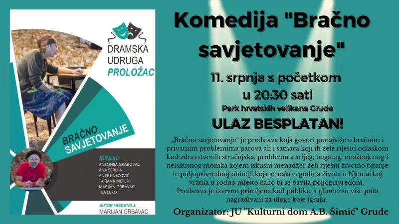 Bračno savjetovanje u Parku u Grudama