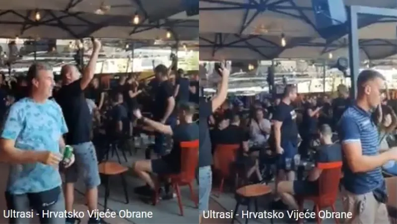 (VIDEO) Usred Tirane Ultrasi napravili spektakl: Pjevali himnu koju je napisao Gruđanin, za naježiti se!
