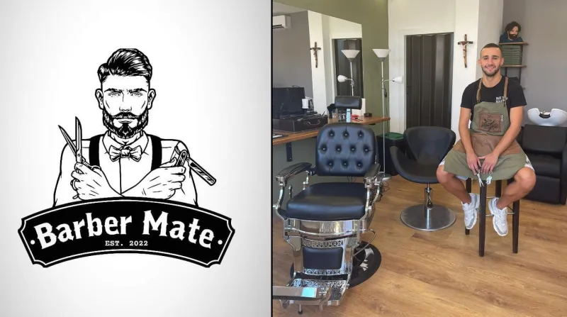 FOTO: OTVOREN JE BARBER MATE! Nogometni genij Mate Čolak u svom frizerskom salonu radi najbolje frizure