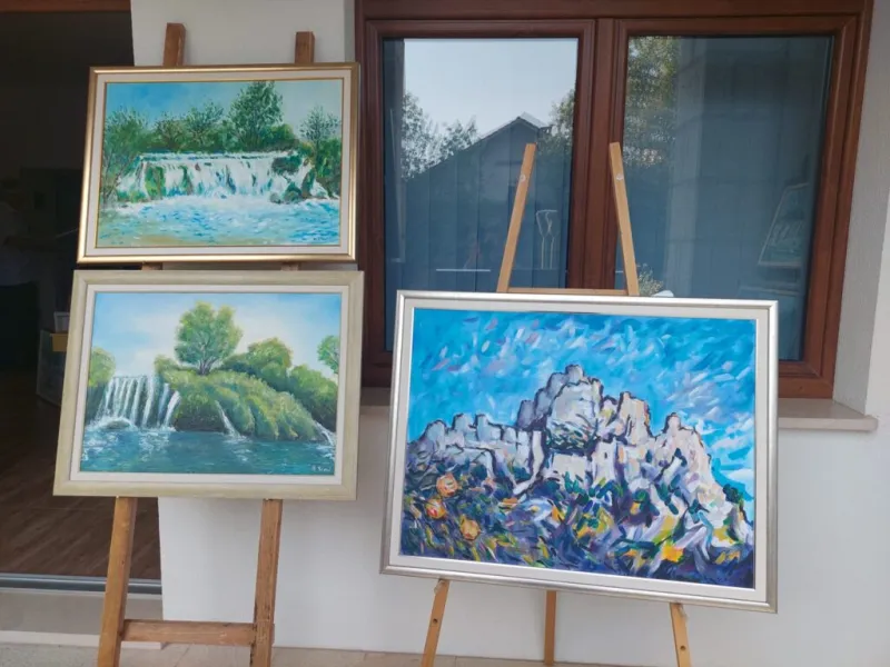 Grude: Upriličena izložba slika s Eko likovne kolonije