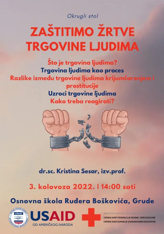 SVJETSKI DAN BORBE PROTIV TRGOVINE LJUDIMA, Predavanje u Grudama 1
