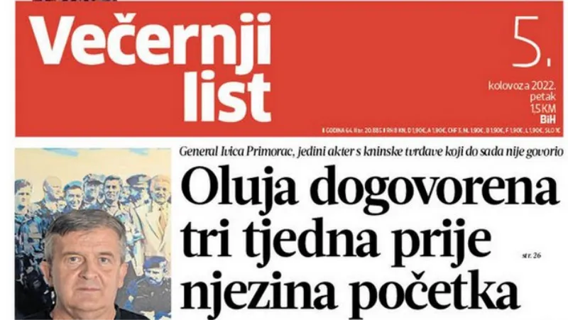 Gruđanin s Kninske tvrđave, general koji dosad nije govorio! Tko su komandosi koji su htjeli stopirati Oluju?