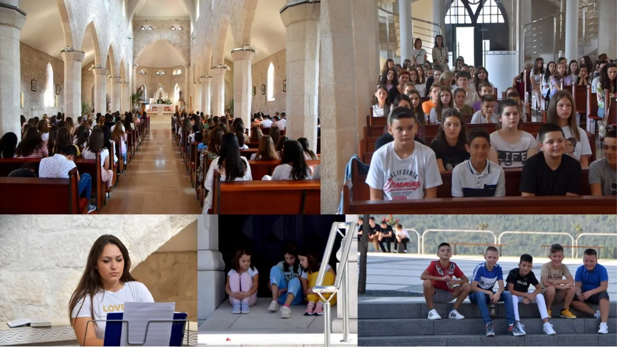 FOTO: DJECA, MLADI, RODITELJI, DJELATNICI ŠKOLA... U PREPUNOJ CRKVI SVETE KATE MOLITVOM ZAPOČELI NOVU ŠKOLSKU GODINU