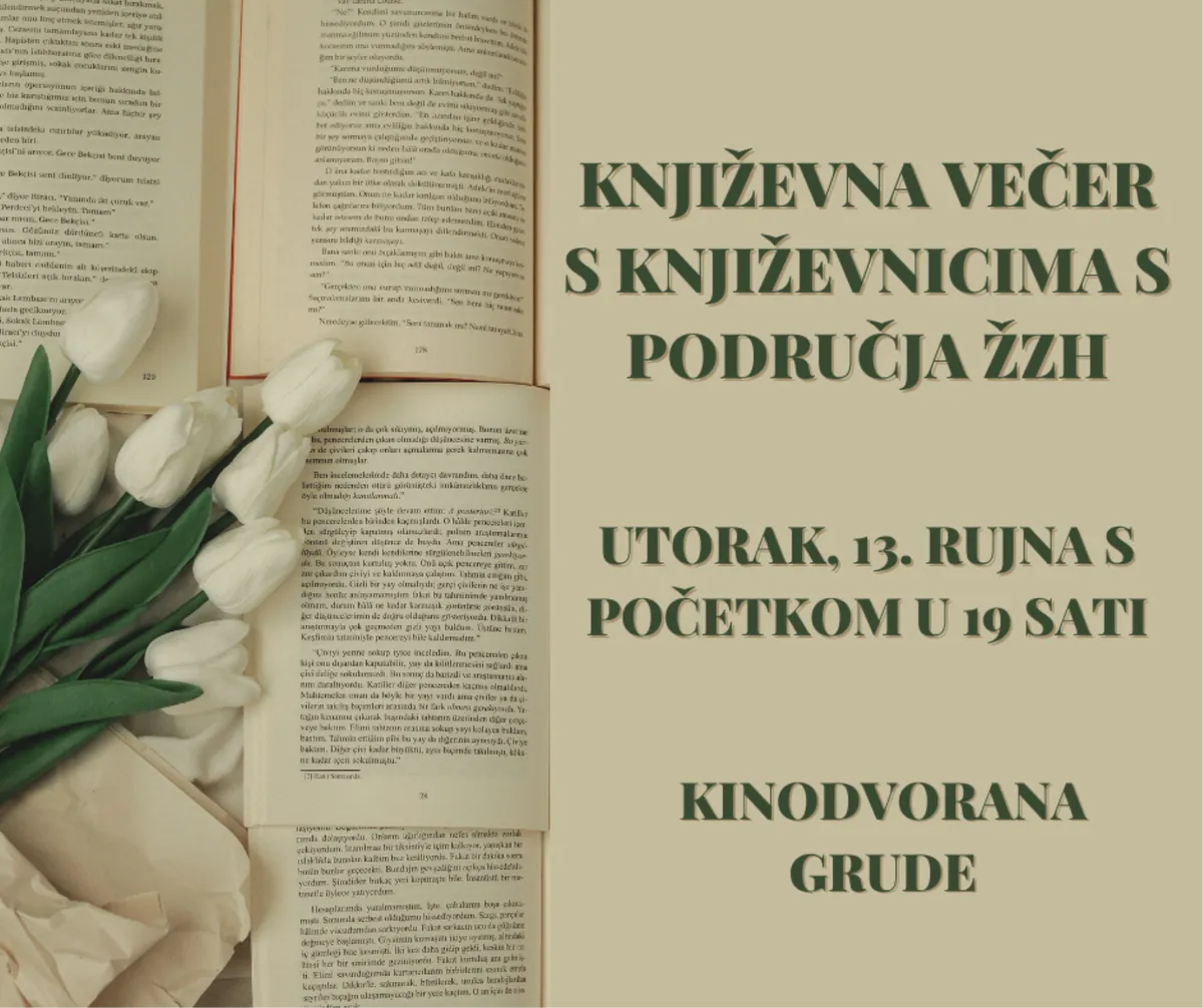 Najava: JU KD Grude organizira večer s književnicima s područja ŽZH