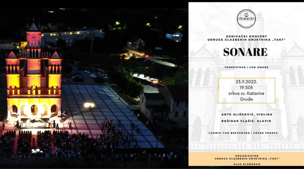 U crkvi svete Kate glazbeni umjetnici organiziraju svoj osnivački koncert 'Sonare tempestoso e con amore'