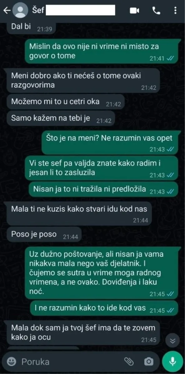 Dalmacija: Šef prijavljen, radnica u šoku... objavila sramotne poruke oženjenog muškarca 3
