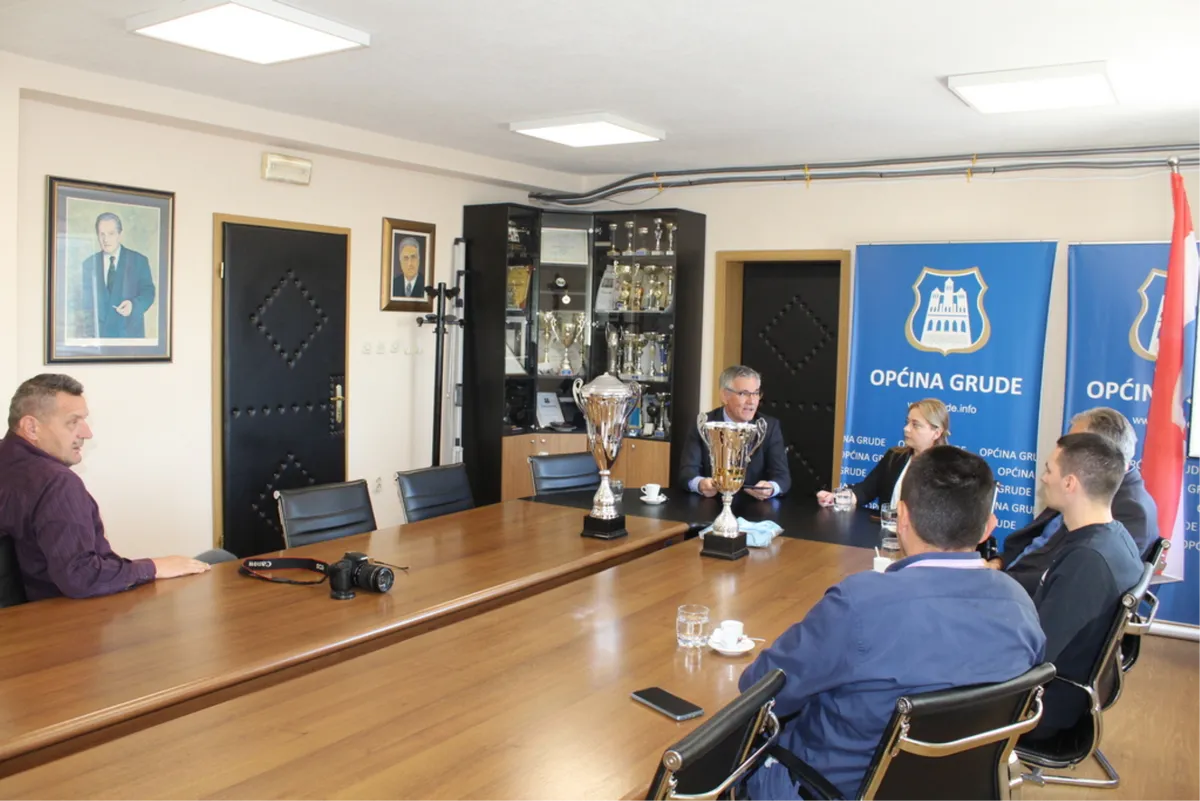 Boćarski klub Grude na prijamu u Općini Grude