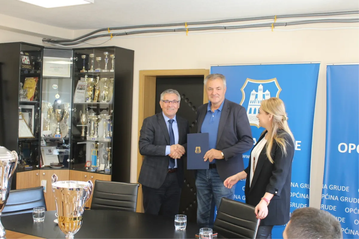 Boćarski klub Grude na prijamu u Općini Grude 1