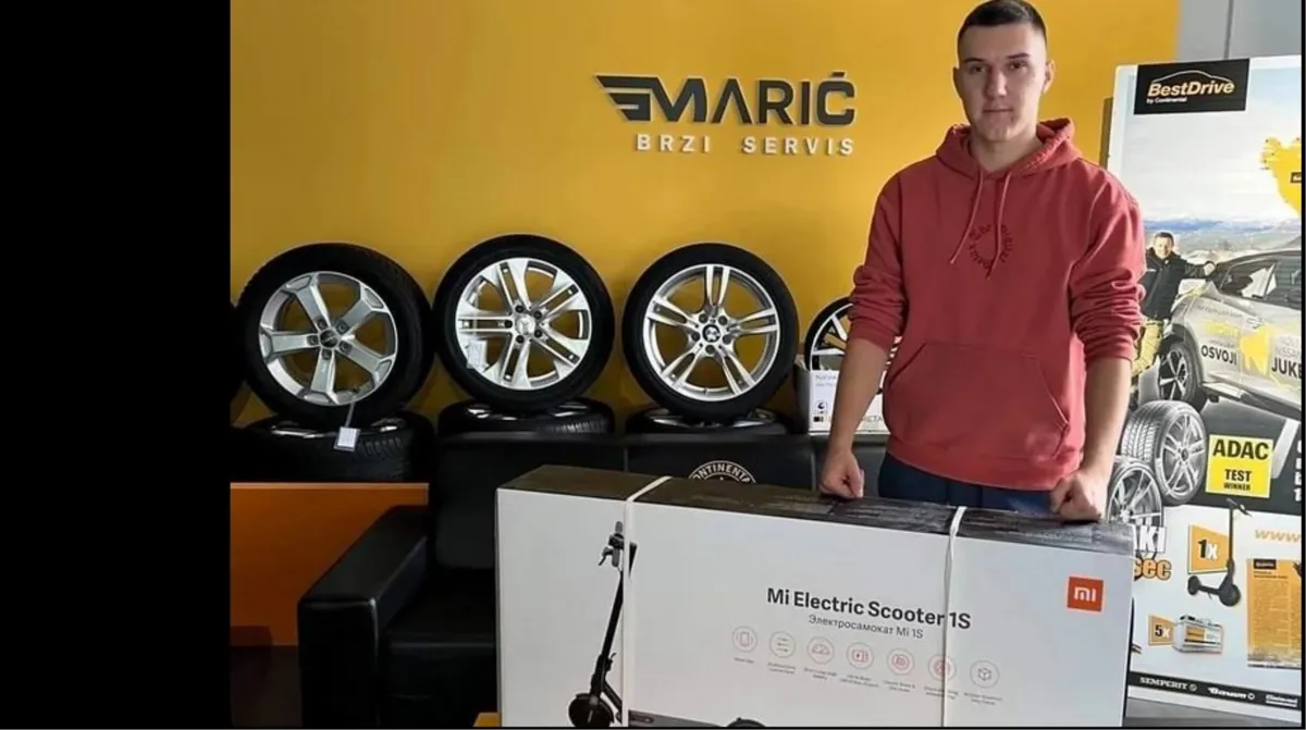 Nagradna igra BRZOG SERVISA MARIĆ! Električni romobil ostao u Grudama