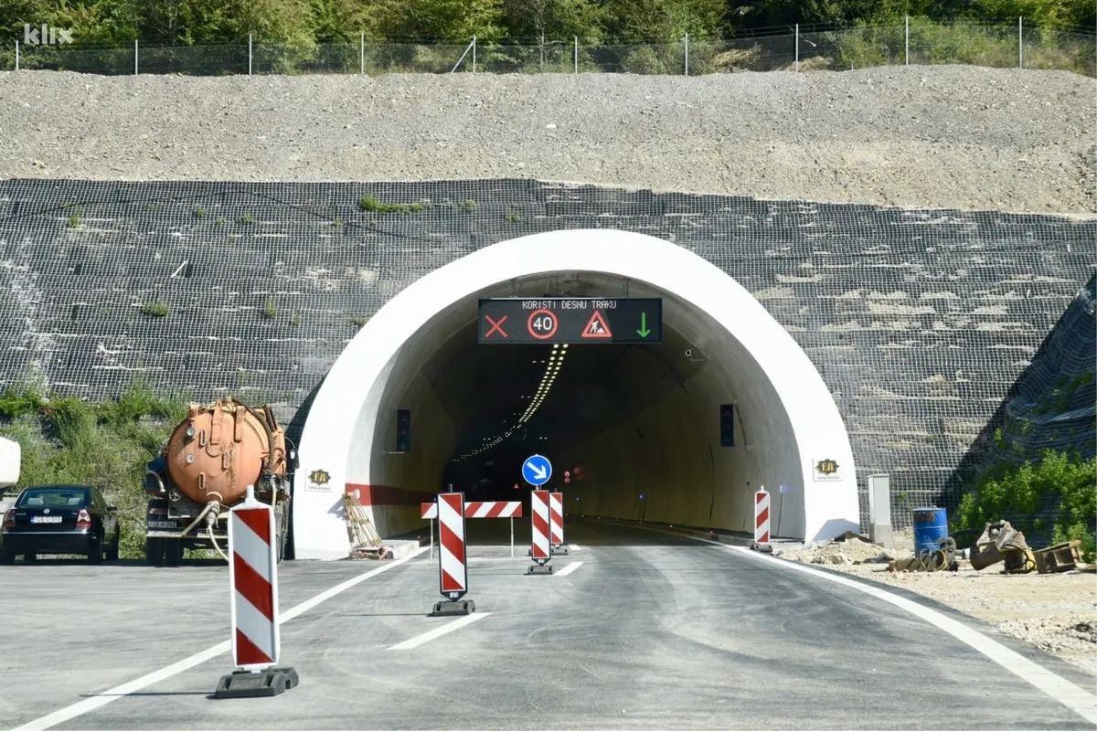 Dionica Bradina - Lepenica bit će zatvorena u četvrtak i petak od 8 do 17 sati