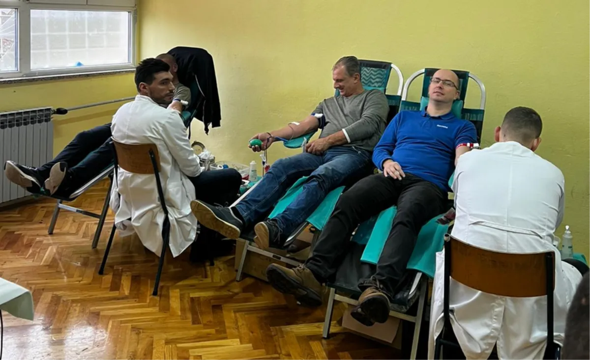 U predbožićnoj akciji Crvenog križa Grude, prikupljeno 30 doza krvi FOTO
