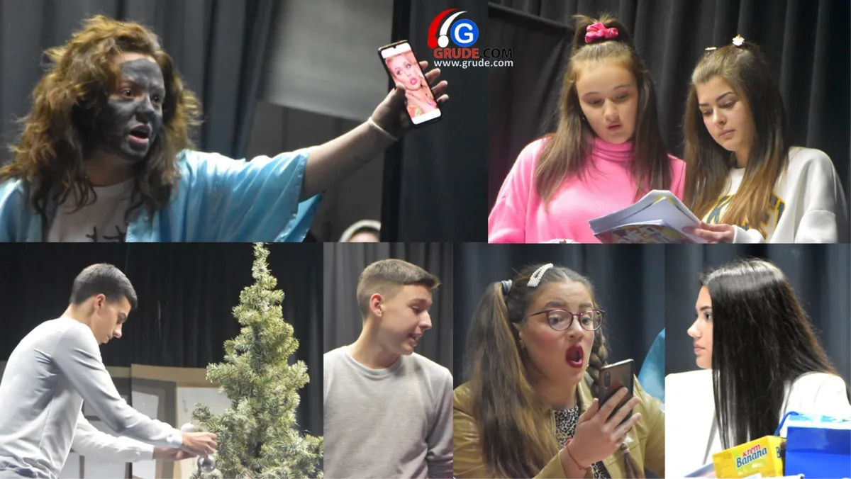 FOTO&VIDEO: GRUDSKI SREDNJOŠKOLCI ODUŠEVILI! BILO JE PJESAMA, PLESA, SMIJEHA... NA BOŽIĆNOJ PRIREDBI
