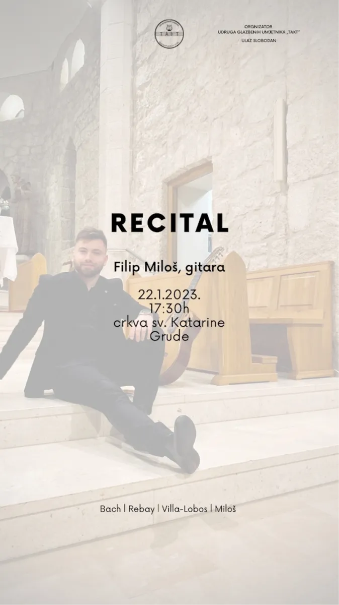 Gitaristički recital Filipa Miloša u Kamenoj ljepotici 1