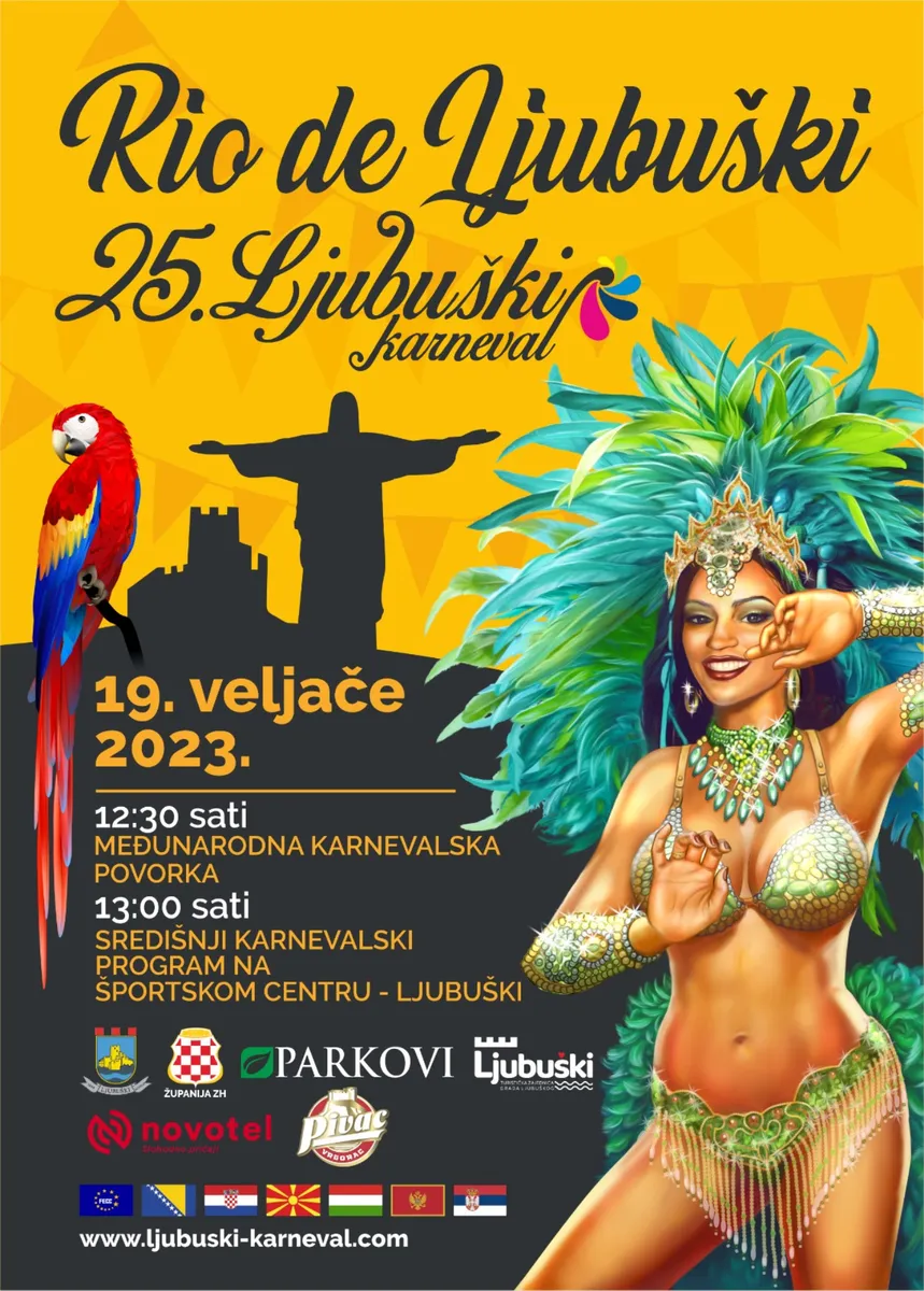 NAJAVA: Najbolji do sada 25. jubilarni Ljubuški Karneval RIO DE LJUBUŠKI Video