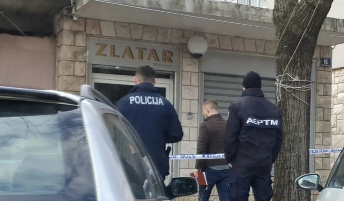 Foto: Zlatarna na meti razbojnika, na terenu policija