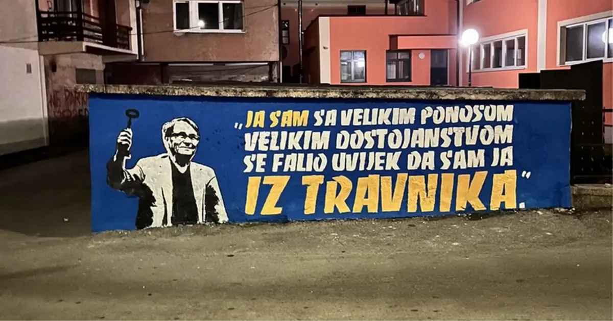 Ćiro dobio mural u centru Travnika