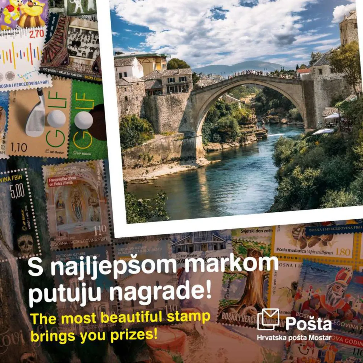 HP Mostar organizira izbor najljepše poštanske marke izdane u 2022. godini