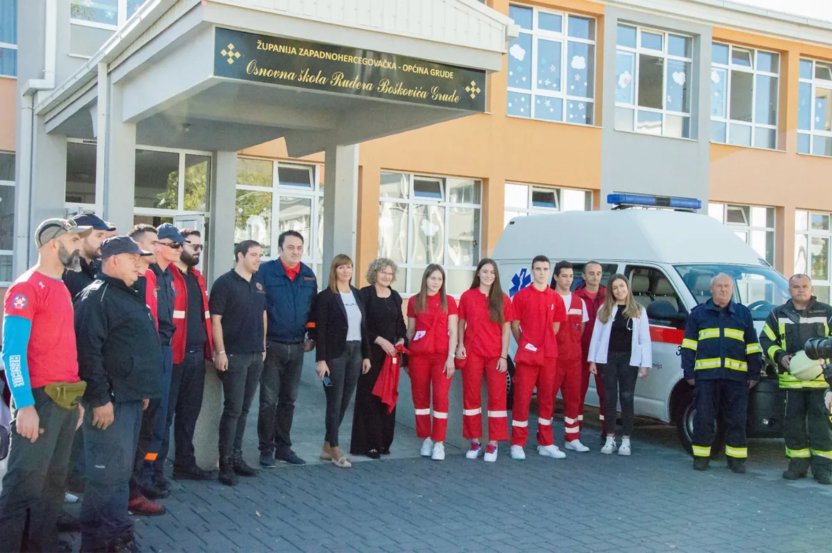Civilna zaštita ŽZH završila edukaciju učenika i zaposlenika u osnovnim školama