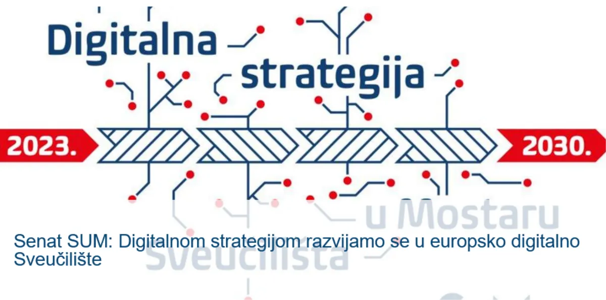Usvojena Digitalna strategija SUM-a za razdoblje 2023. - 2030.