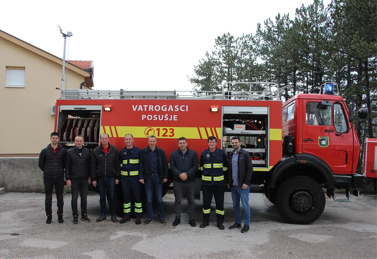 Posušje: Vatrogascima donirano vozilo