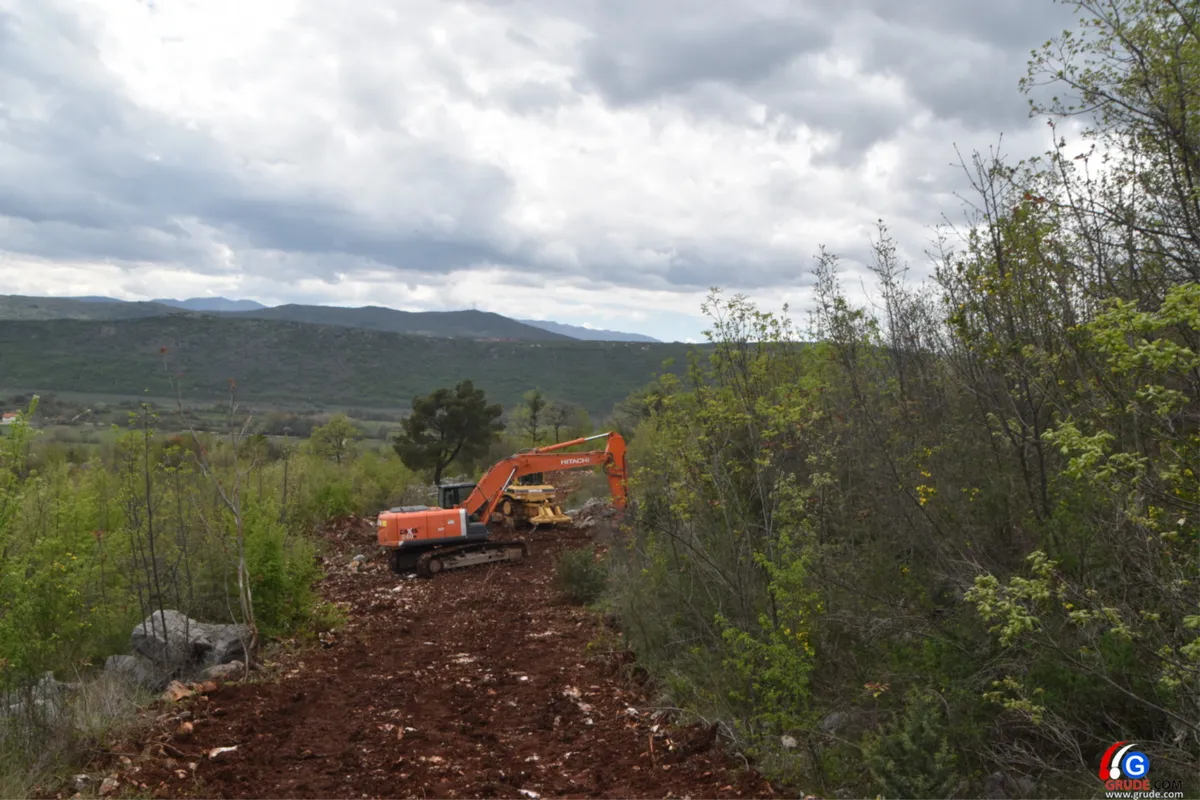 FOTO/VIDEO: Počeli radovi na projektu SJEVERNA OBILAZNICA u Grudama 3