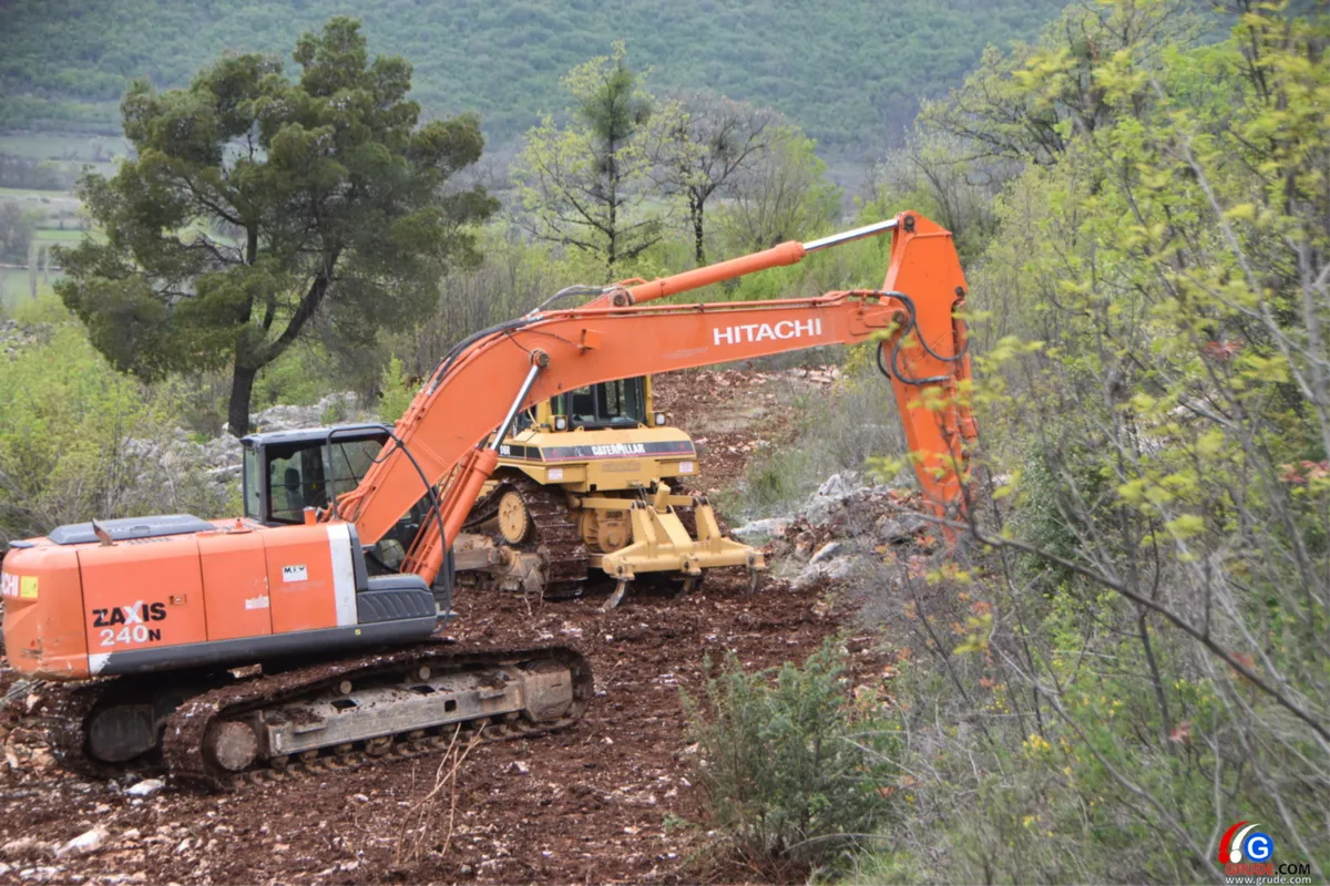 FOTO/VIDEO: Počeli radovi na projektu SJEVERNA OBILAZNICA u Grudama 4