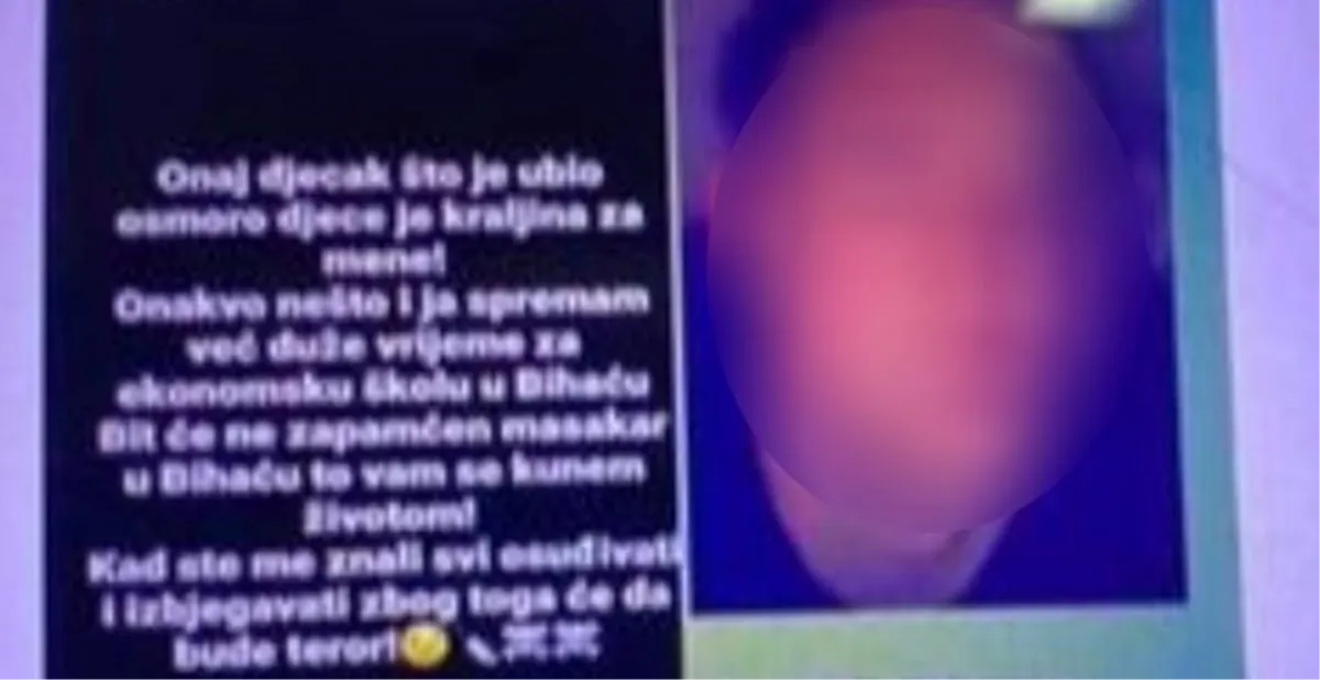 I mladi psiho iz BiH prijeti masakrom! Glasnogovornik policije: Poznat nam je, ne znamo mu godište