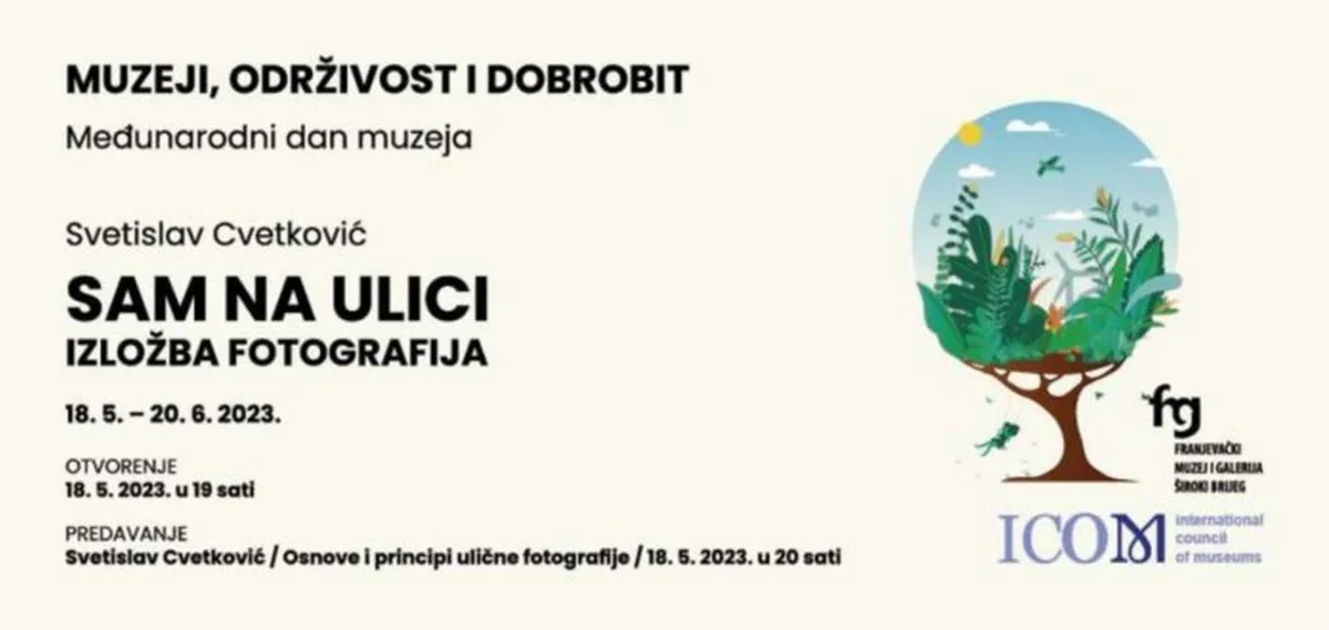 Izložba fotografija 'Sam na ulici', Svetislava Cvetkovića