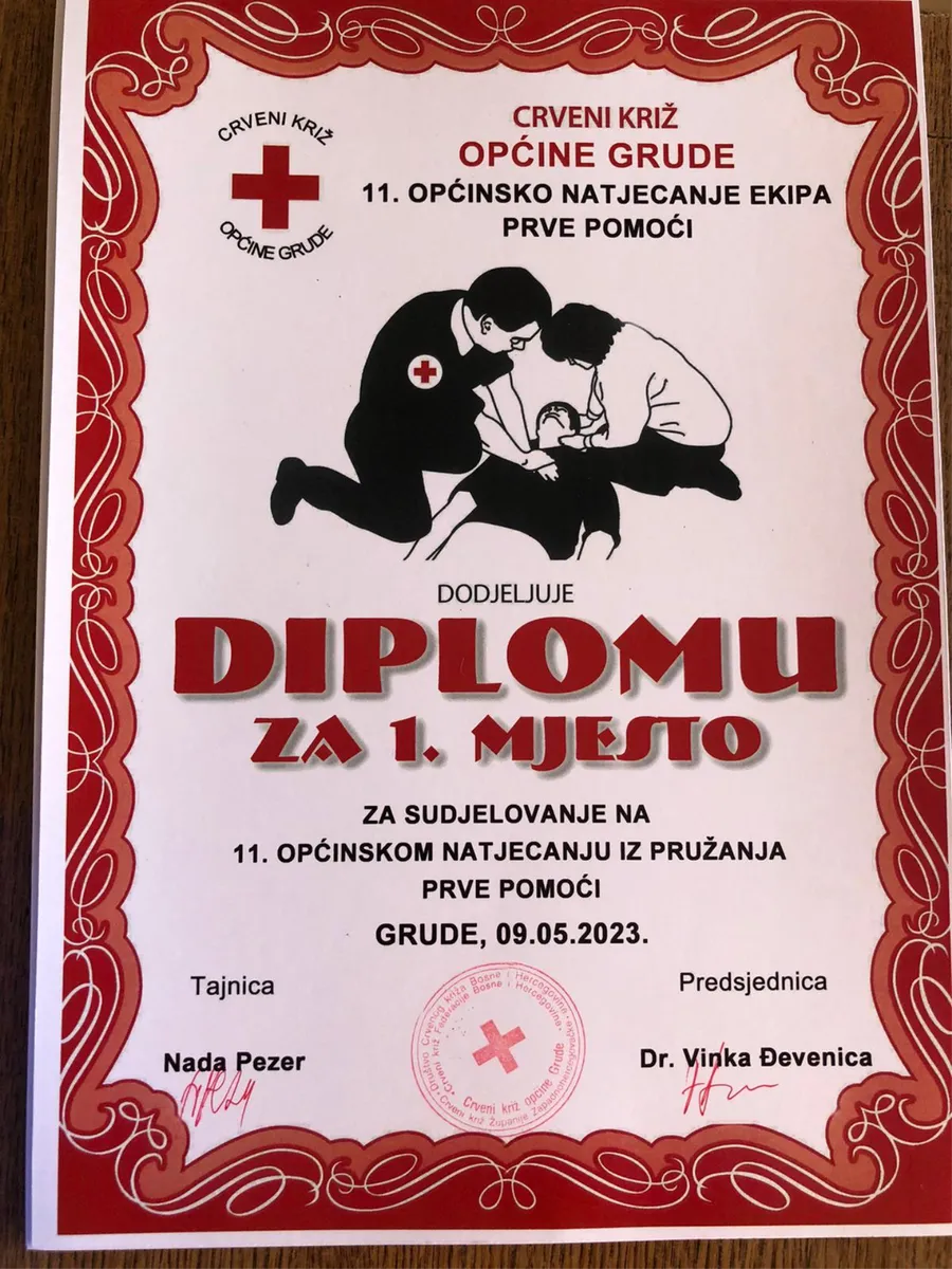 FOTO: Grudski učenici izvrsni u pružanju prve pomoći 4