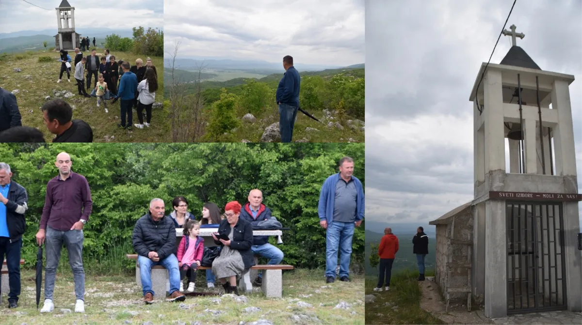 (FOTO) Kod Izidorove kapelice molitva i pjesma razbijaju i oblake, a duhovi starih Gruđana još nas čuvaju od nesreće i zla