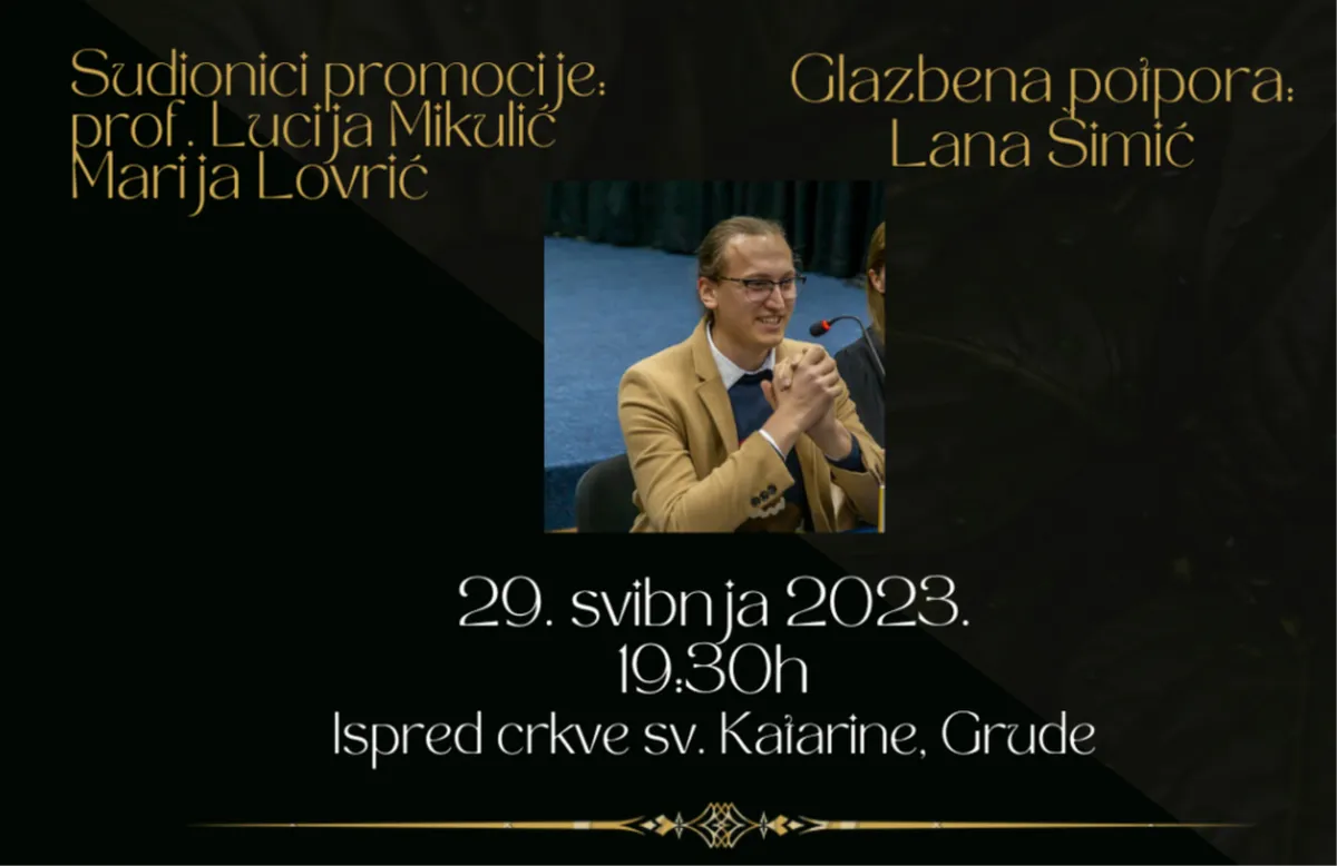 Najava – Promocija knjige ''Gospodin H.'' autora Filipa Pešorde