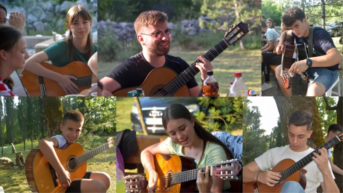 FOTO/VIDEO: Iznad Gruda čula se svirka, pjesma... Filip Miloš organizirao Gitarijadu za svoje učenike uz pregršt dodatnog sadržaja