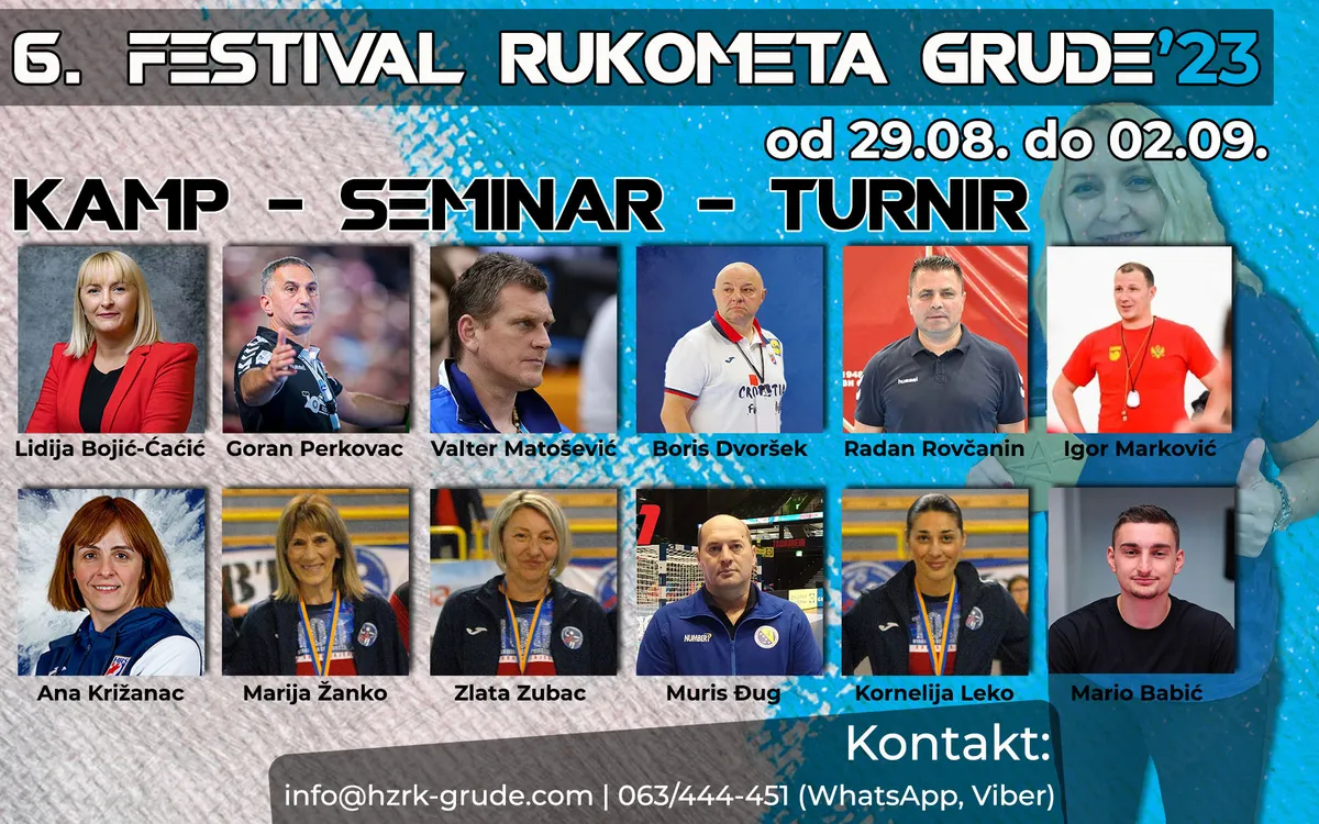 NAJAVA: 6. festival rukometa – Grude 2023.