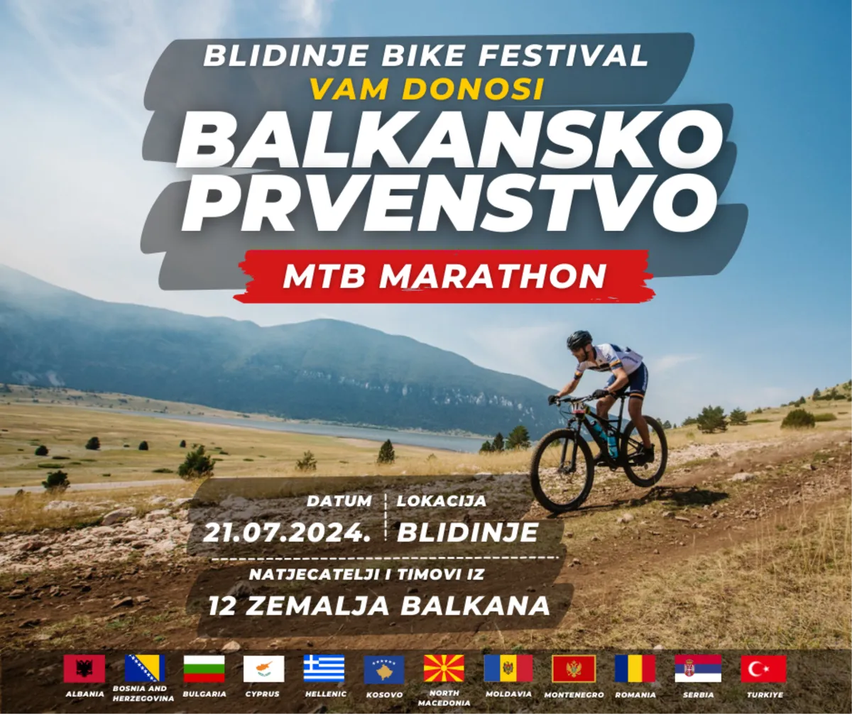 Blidinje domaćin Balkanskog biciklističkog prvenstva 2024.
