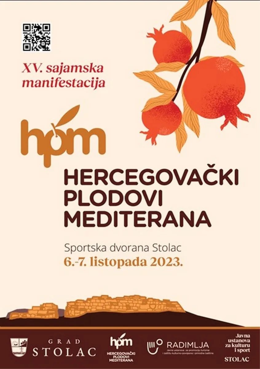 15. izdanje Hercegovačkih plodova Mediterana 6. i 7. listopada u Stocu