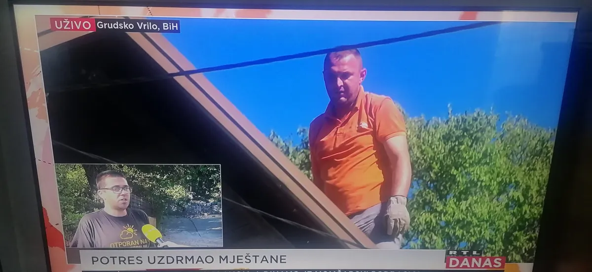 FOTO: RTL televizija u Grudama! Frano Zorić: Hvala Bogu da nije bilo ljudskih žrtava 1