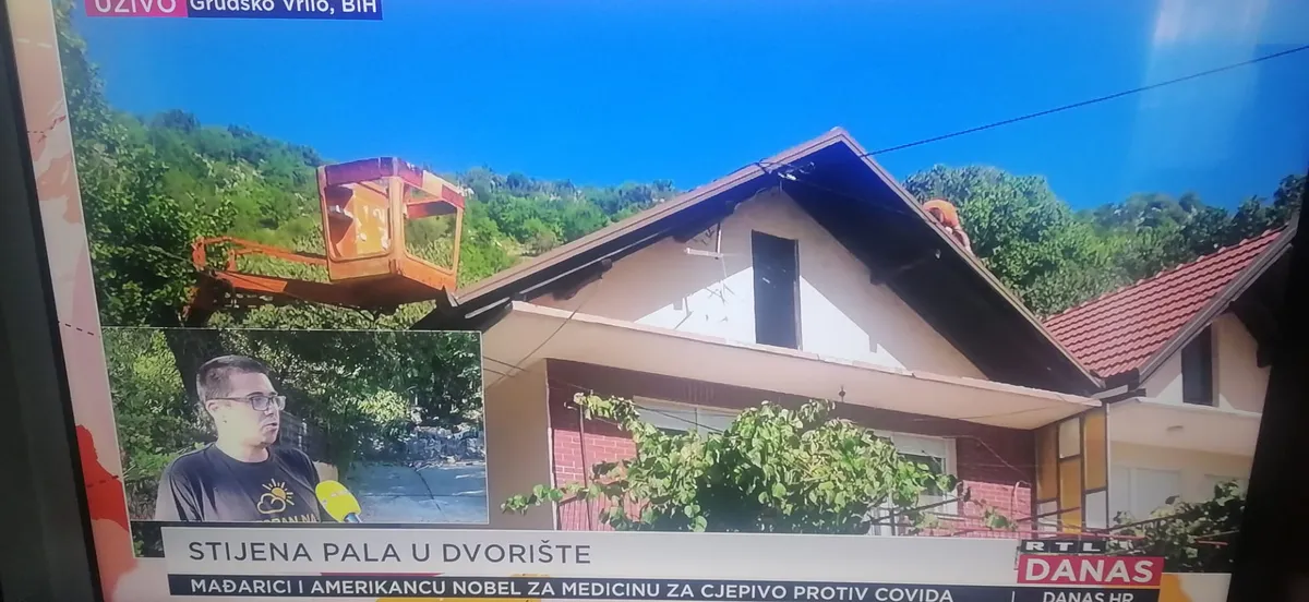FOTO: RTL televizija u Grudama! Frano Zorić: Hvala Bogu da nije bilo ljudskih žrtava 5