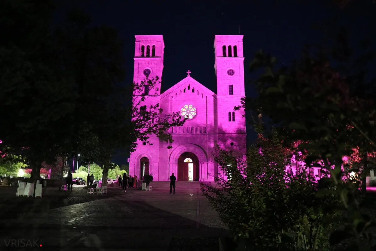 Crkva u Širokom Brijegu roza i ove godine