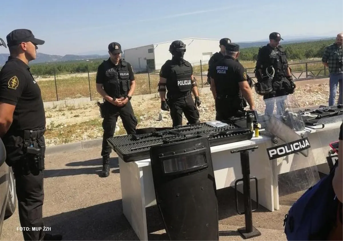 Hrvatske županije odbile da policajci nose obilježja Federacije BiH