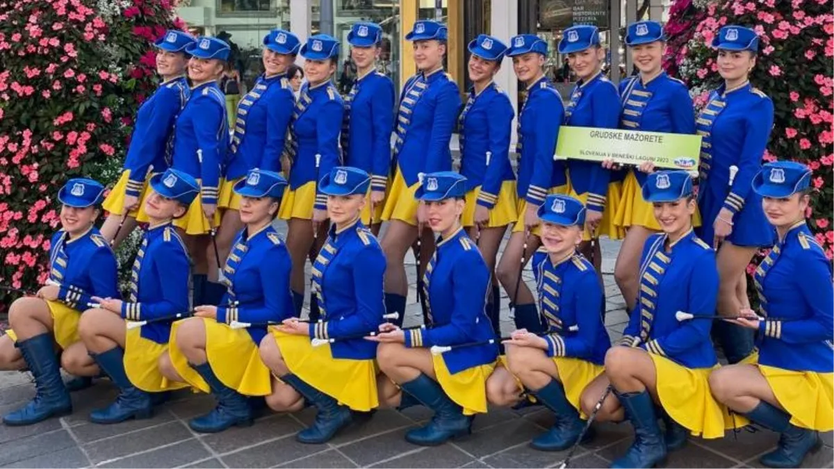 Grudske mažoretkinje rasplesale Veneciju - grad ljubavi i karnevala