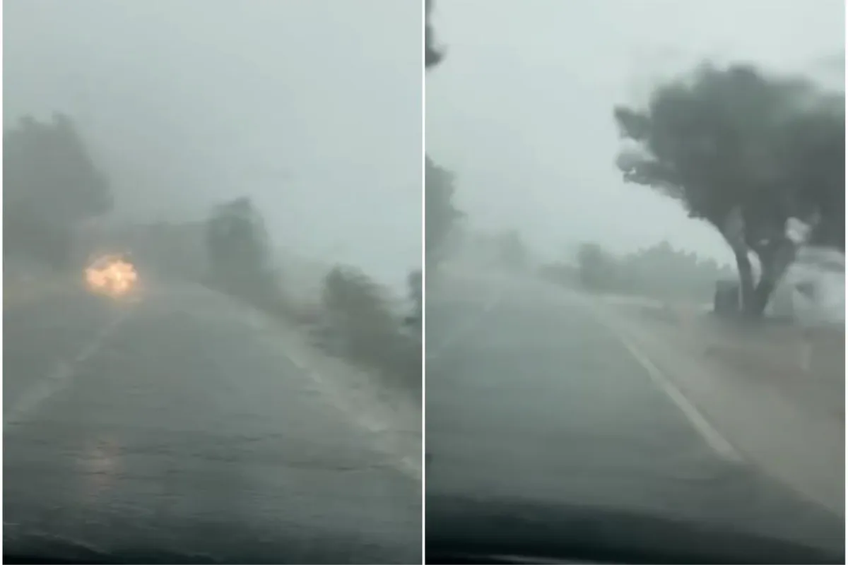 VIDEO: Nevrijeme u Dalmaciji, drvo se srušilo na crkvu! Vatrogasci: Ovo je dar mar