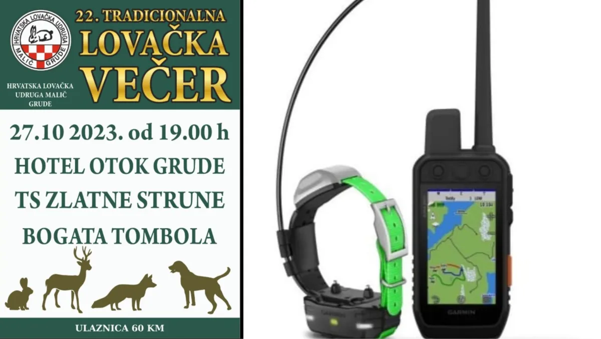 Lovačka večer u Grudama, uz bogatu tombolu, s vrhunskim nagradama