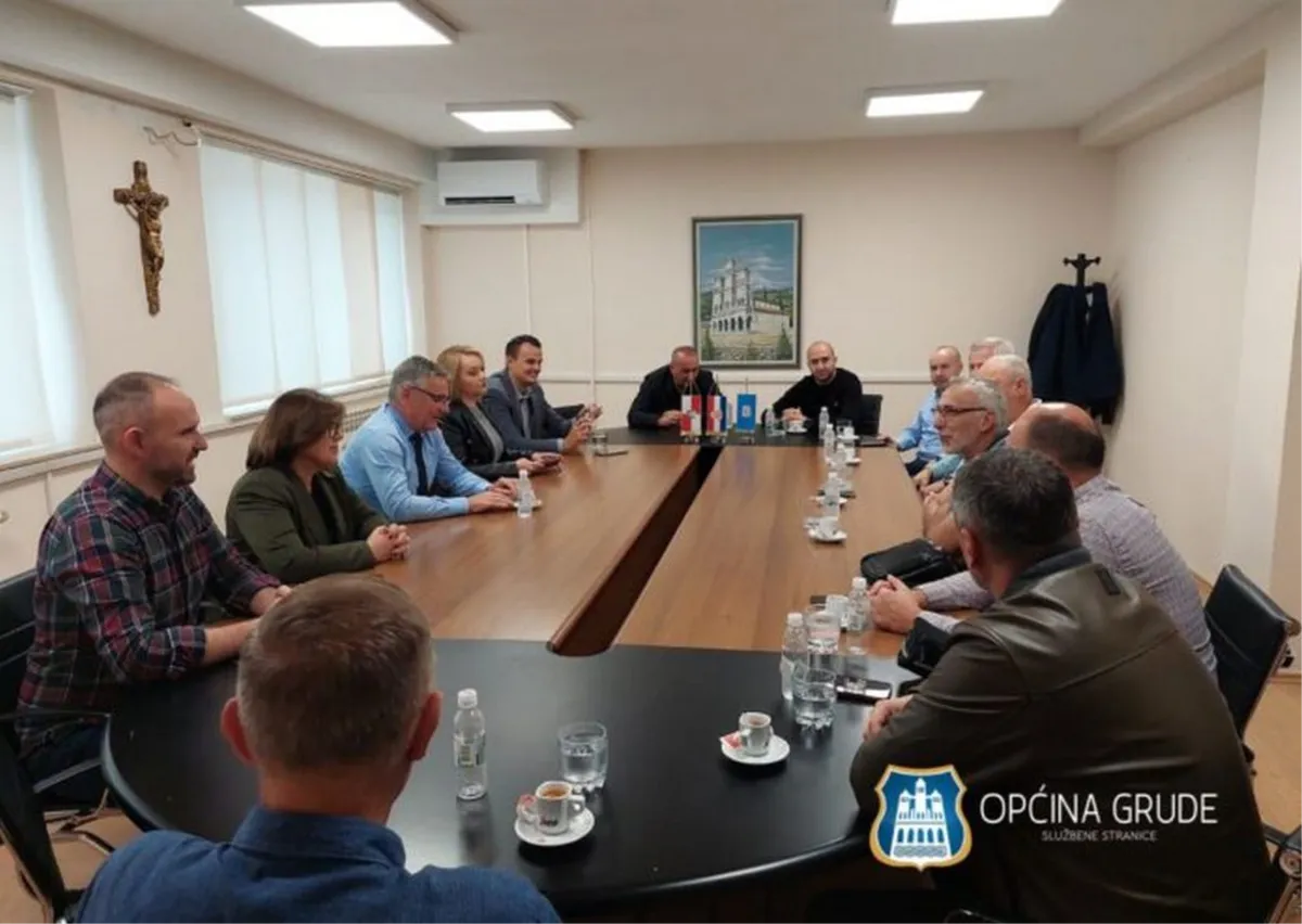 Izaslanstvo prijateljske općine Kiseljak u posjetu općini Grude