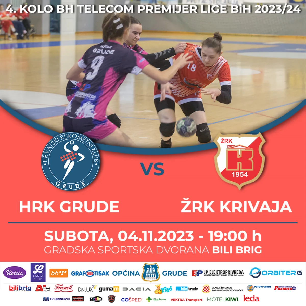 Gruđanke dočekuju ŽRK Krivaja
