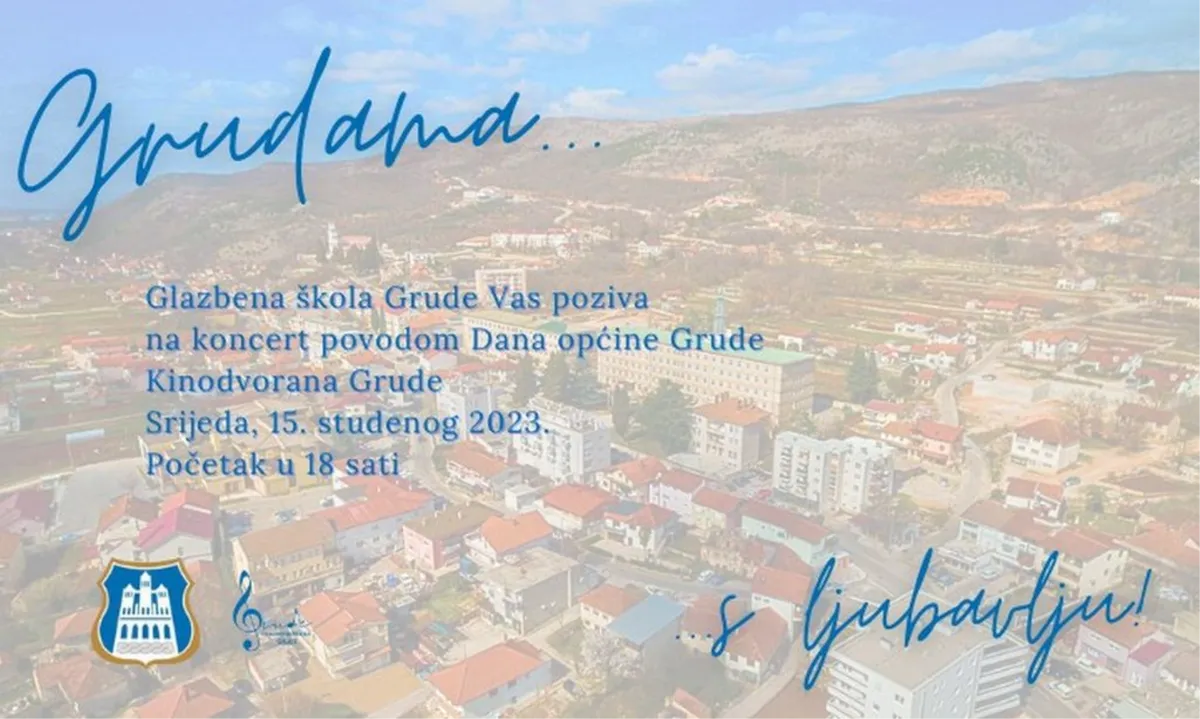 DAN OPĆINE GRUDE - Domoljubni koncert u izvedbi učenika Glazbene škole Grude