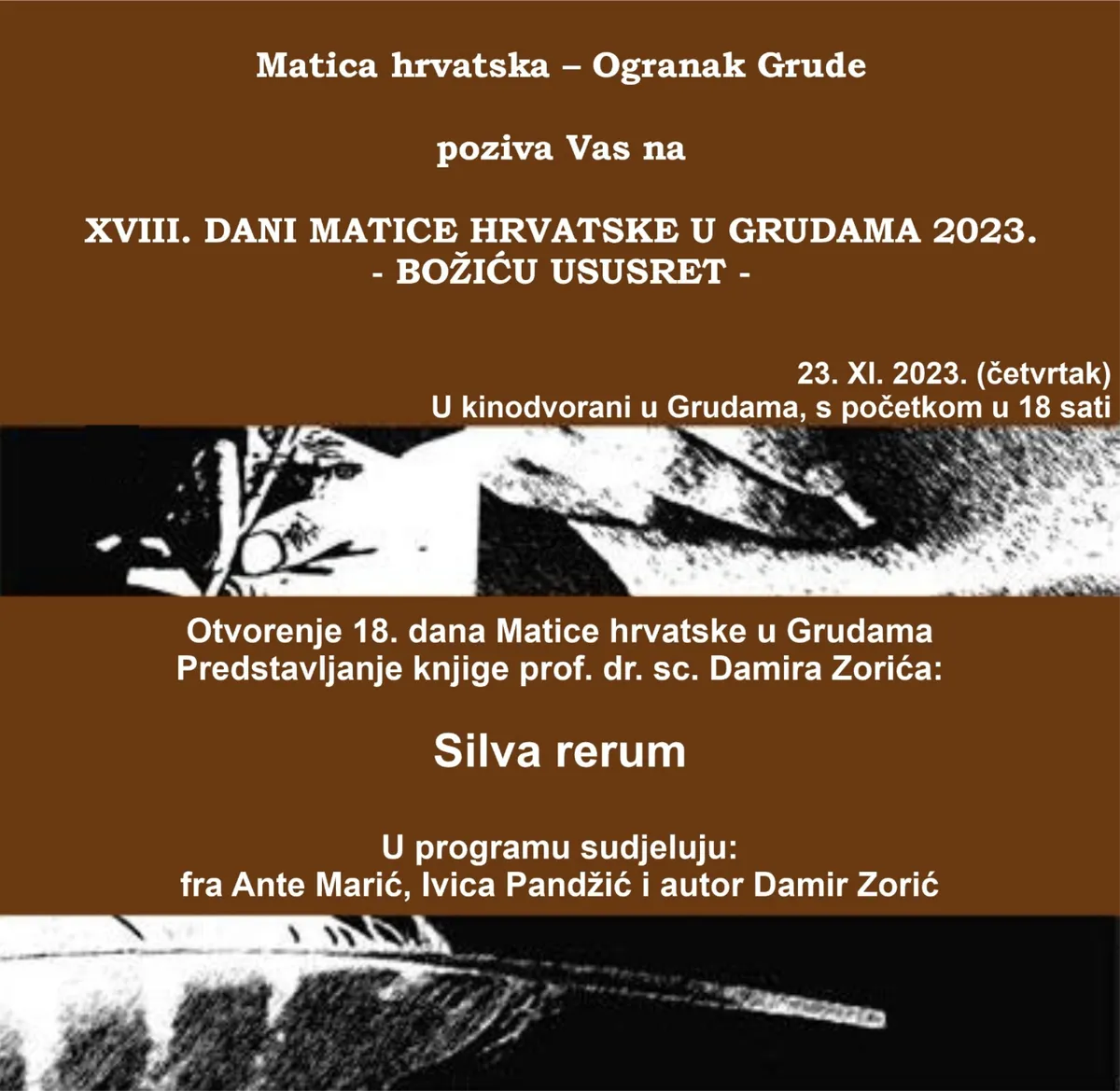 XVIII Dani MH u Grudama - Božiću ususret