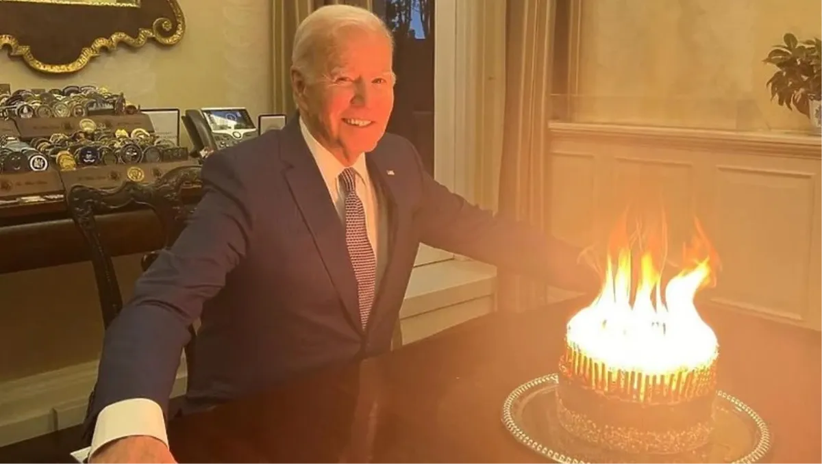 Biden proslavio 81. rođendan, kaže da mu ponestaje mjesta za svijeće